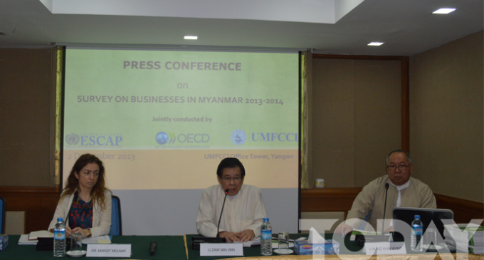 OECD, UNESCAP and UMFCCI to Collect Data From Businesses in Myanmar