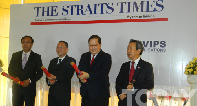 The Straits Times Daily Newspaper’s Myanmar Edition (English)