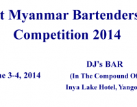 1st Myanmar Bartenders’ Competition 2014