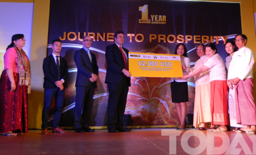 First anniversary of Western Union in Myanmar