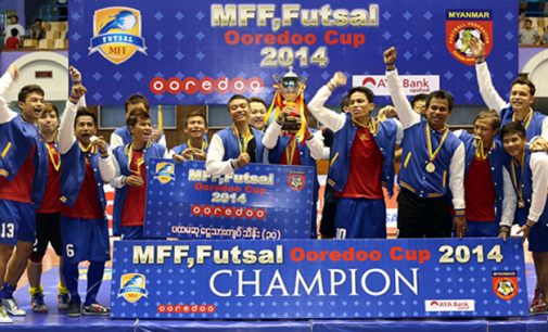 MIC FC Earn Victory In MFF Futsal Ooredoo Cup 2014 Final