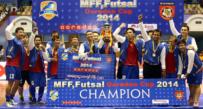 MIC FC Earn Victory In MFF Futsal Ooredoo Cup 2014 Final