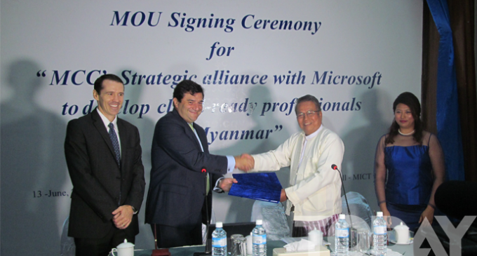 100,000 Myanmar citizens to be trained and equipped with workforceready technology skill