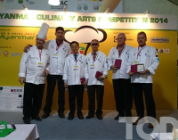 Verbal Reactions at Myanmar food & hotel 2014