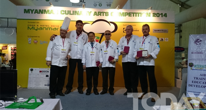 Verbal Reactions at Myanmar food & hotel 2014