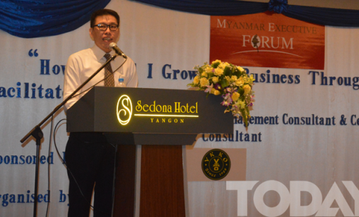 Myanmar Executive Forum  ”Should I grow my business through Franchising?” held at Sedona Hotel