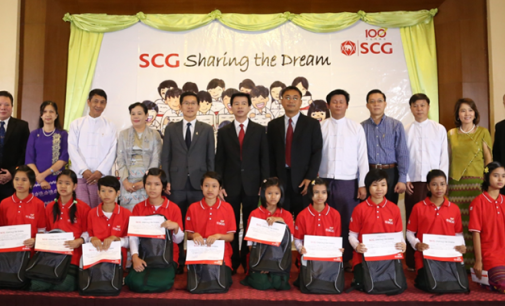 SCG Grants Scholarships to 200 Students in Myanmar as Part of its Commitment to Drive Social Development