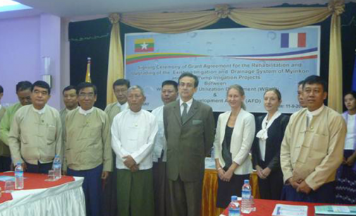 France allocates 5 M USD  for the upgrade of pumped irrigation systems in the Magway region.