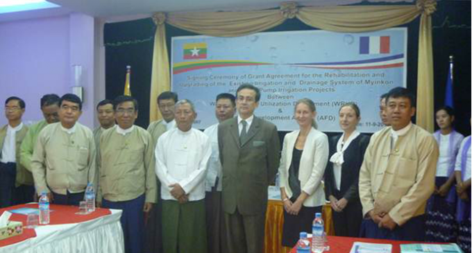 France allocates 5 M USD  for the upgrade of pumped irrigation systems in the Magway region.