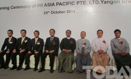 Opening Ceremony of IHI ASIA PACIFIC PTE.LTD. Yangon Branch