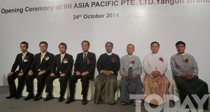 Opening Ceremony of IHI ASIA PACIFIC PTE.LTD. Yangon Branch