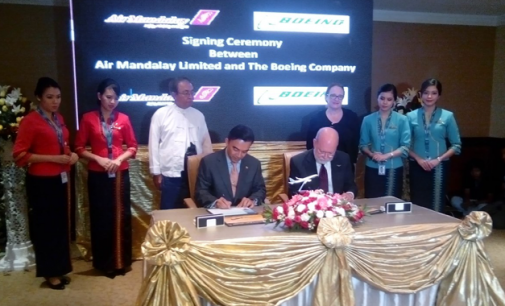 Boeing and Air Mandalay Sign Memorandum of Collaboration