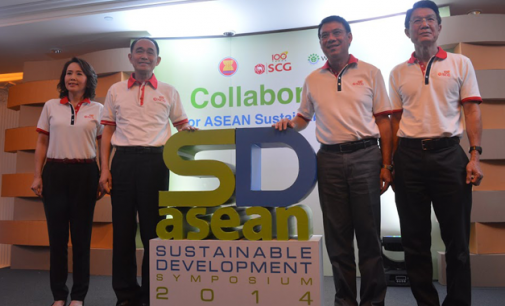 SCG host the ASEAN Sustainable Development Symposium 2014