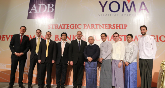 US$100 MILLION LOAN TO YOMA STRATEGIC HOLDINGS TO HELP MYANMAR GETCONNECTED