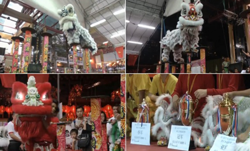 Myanmar Lion dance team wows crowd in Singapore