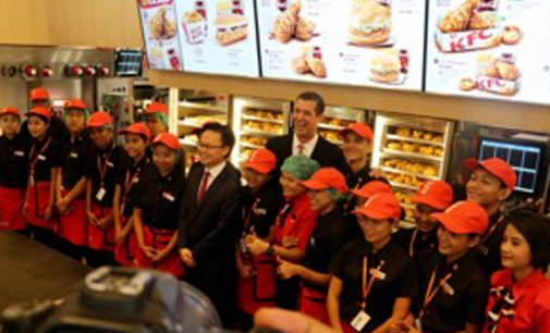 KFC restaurant officially opens in Myanmar