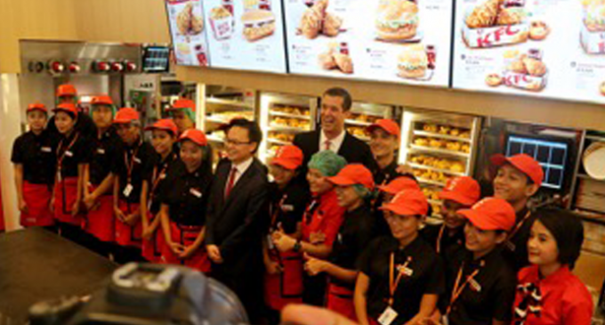 KFC restaurant officially opens in Myanmar