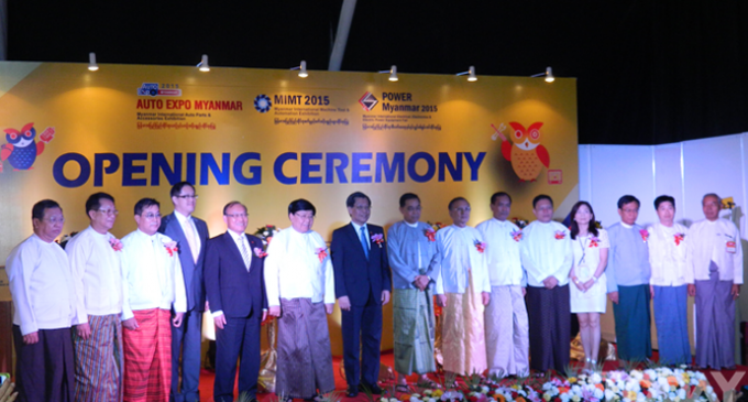 2015 Auto Expo Myanmar, MIMT & POWER Myanmar helds