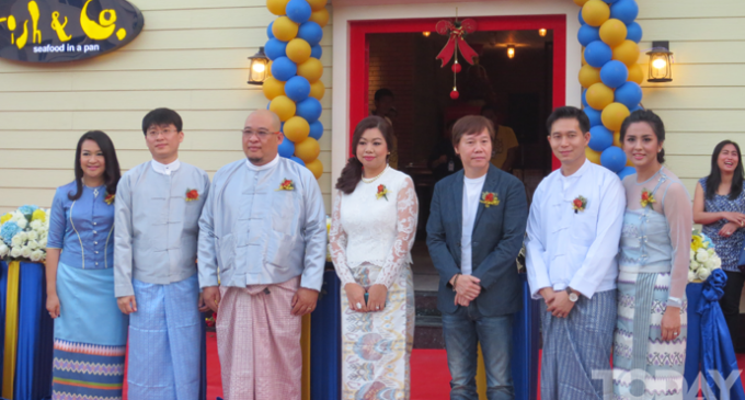 Grand Opening of  Fish & Co Myanmar