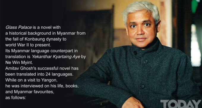 Amitav Ghosh,  the creator of Glass Place