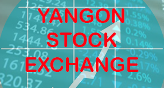 Yangon Stock Exchange in Myanmar