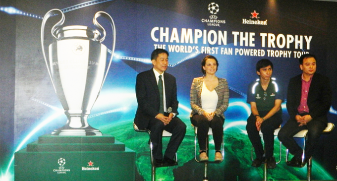 Heineken brought The Trophy to Myanmar