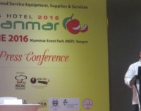 Press conference on Food & Hotel Myanmar 2016