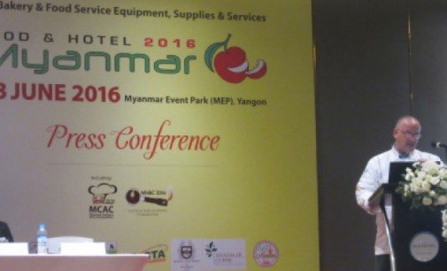 Press conference on Food & Hotel Myanmar 2016