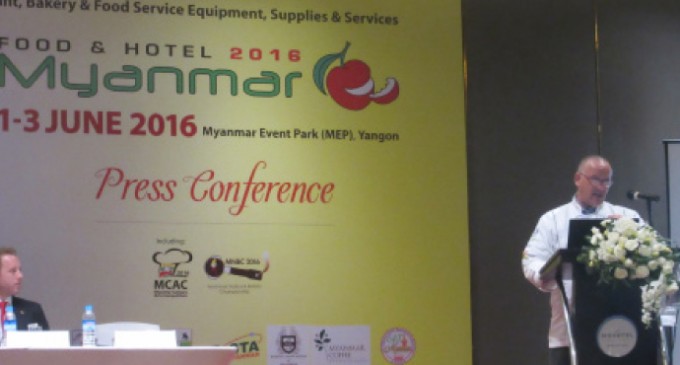 Press conference on Food & Hotel Myanmar 2016