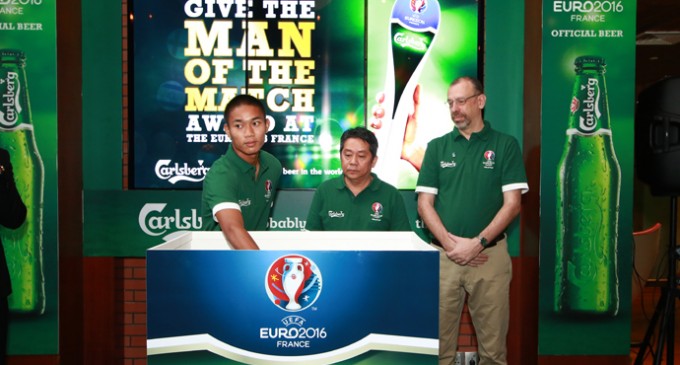 Carlsberg Myanmar holds a lucky draw to visit UEFA Euro