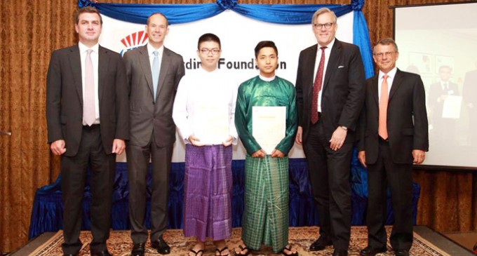 Jardine Foundation confers scholarships on Myanmar students