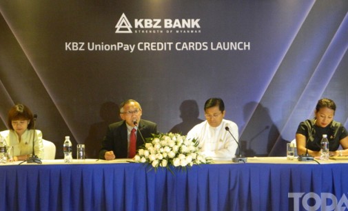 Press conference on KBZ’s UnionPay International Credit Cards