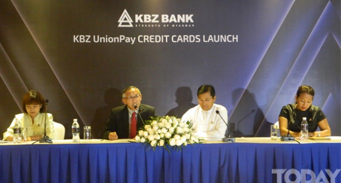 Press conference on KBZ’s UnionPay International Credit Cards