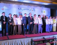 A jont-ceremony of CommuniCast Myanmar 2016 and International Myanmar ICT Exhibition 2016