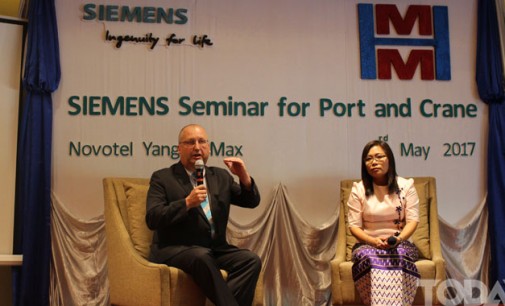 SIEMENS-Myanmar Mahar Htun co-operation